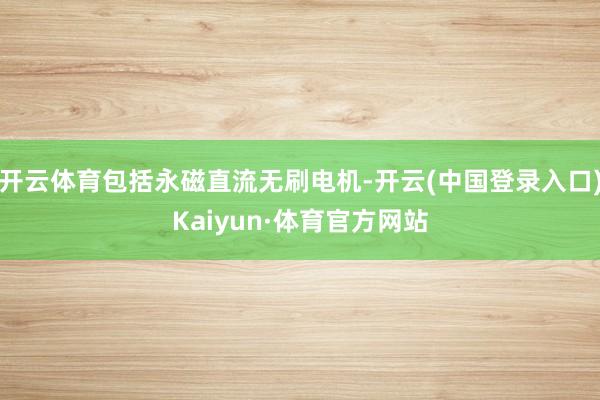 开云体育包括永磁直流无刷电机-开云(中国登录入口)Kaiyun·体育官方网站